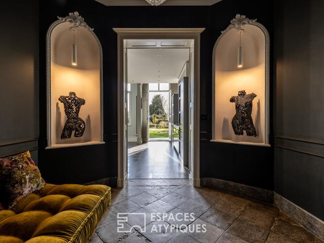 Appartement d'exception avec jardin paysager et pool house