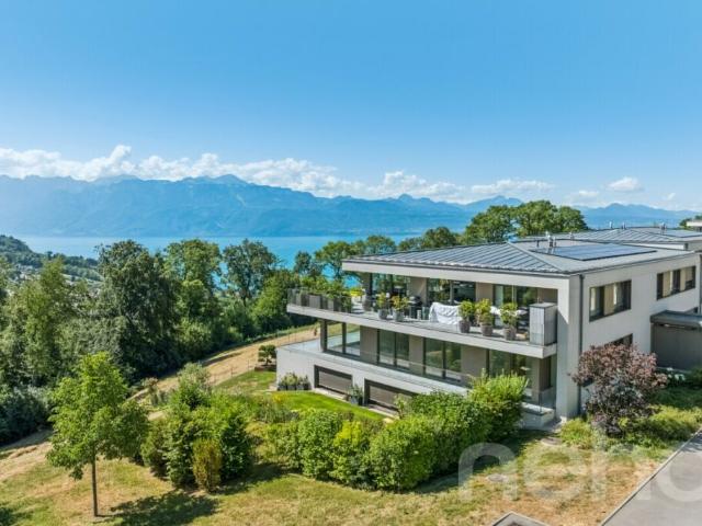 Appartement d'exception avec vue panoramique sur le lac et les Alpes