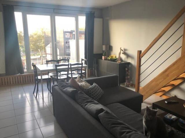 Appartement duplex 1 CH, Mons, EPC C, Lumineux
