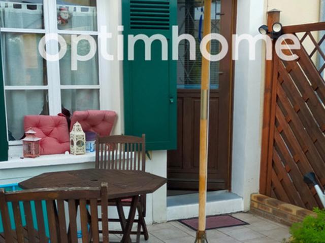 Appartement duplex avec jardinet à Thomery, à 5 km de Fontainebleau