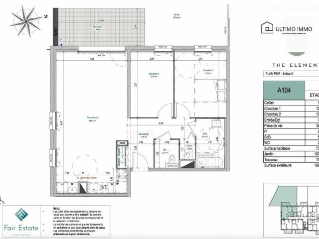Appartement en Vente à Mont Saint Martin