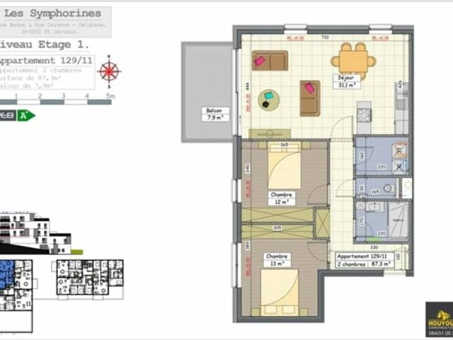 Appartement en Vente à Namur