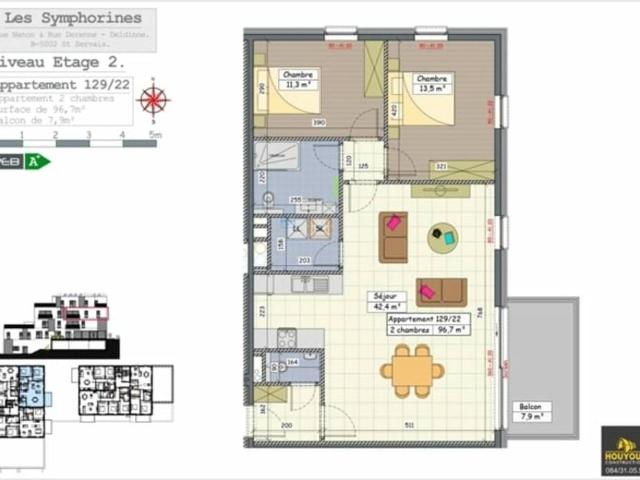 Appartement en Vente à Namur
