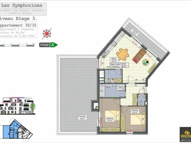 Appartement en Vente à Namur