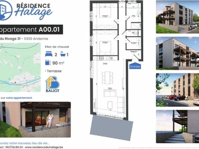 Appartement en Vente à Andenne