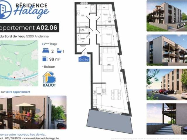 Appartement en Vente à Andenne