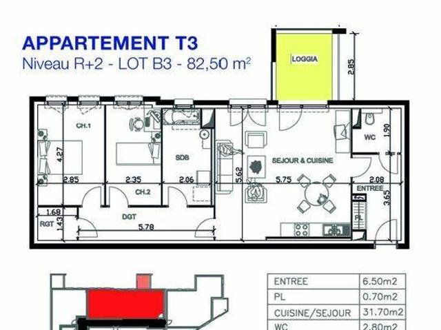 Appartement en Vente à Lexy