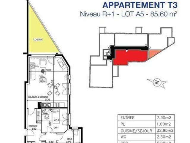 Appartement en Vente à Lexy