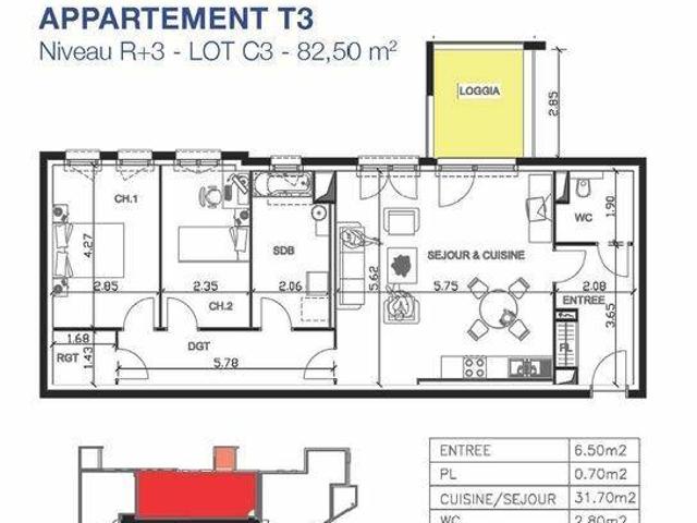 Appartement en Vente à Lexy