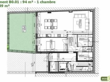 Appartement en Vente à Liège