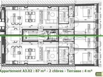Appartement en Vente à Liège