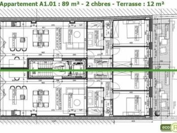 Appartement en Vente à Liège