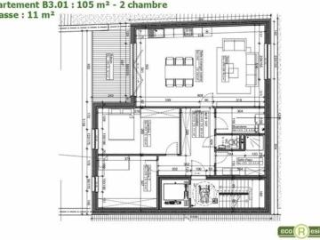 Appartement en Vente à Liège