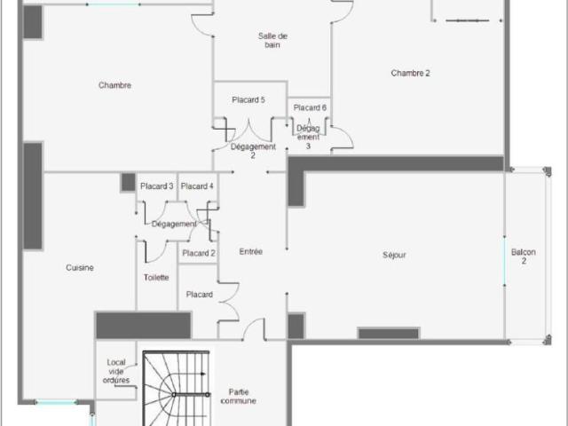 Appartement en vente à Tours, Centre Val de Loire, 312720€