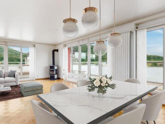 Appartement en attique avec jardin d'hiver !