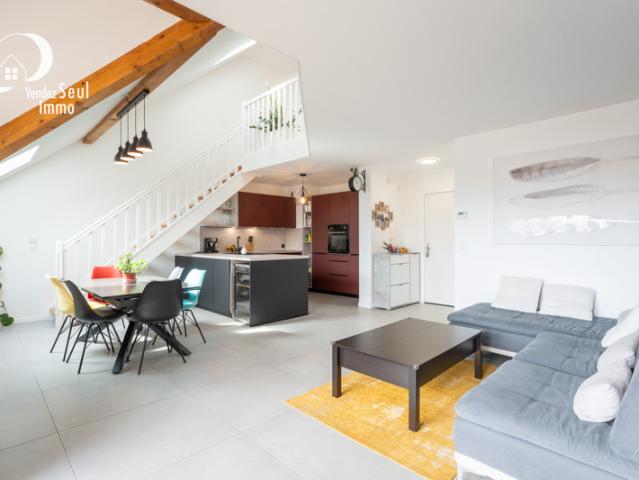Appartement en dernier étage 4 pièces, 90.81 m2 1 terras