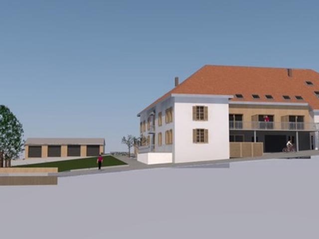 Appartement en duplex vendu brut à Fuans