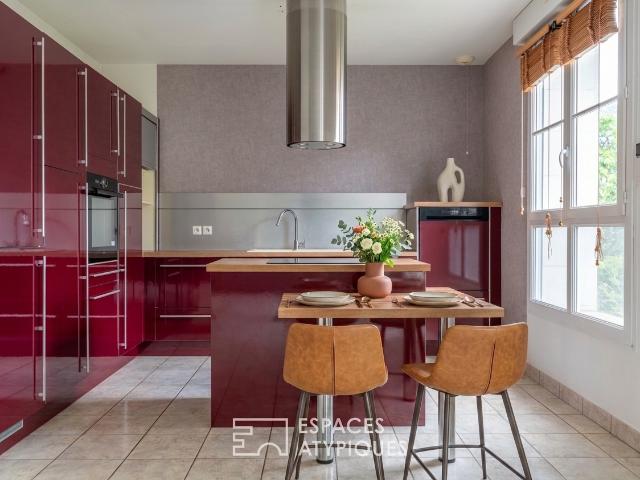 Appartement esprit maison avec jardin dans bâtisse historique