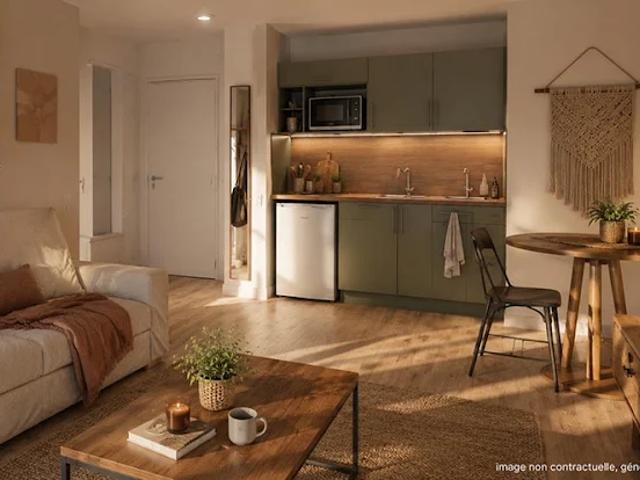 Appartement 1 pièce 19 m2