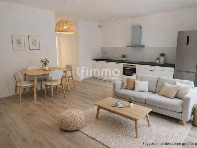 Appartement F3 avec bureau en Rdj
