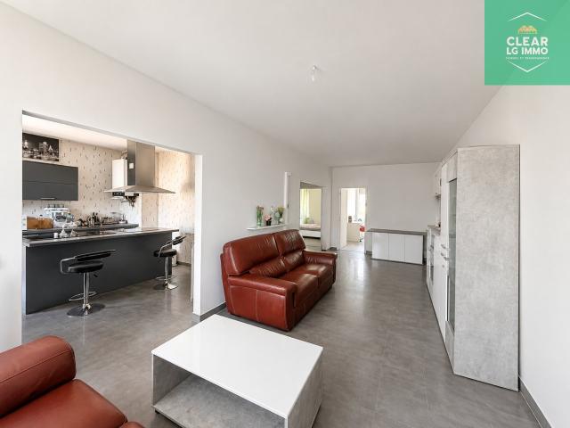 Appartement F3 avec jardin et garage double