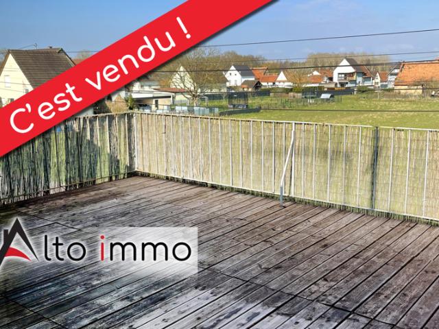 Appartement F3 de 58,31m2 hab. avec cave et parking