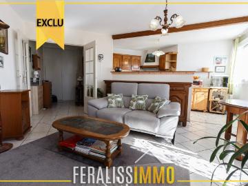 Appartement F3 lumineux avec balcons et parking !