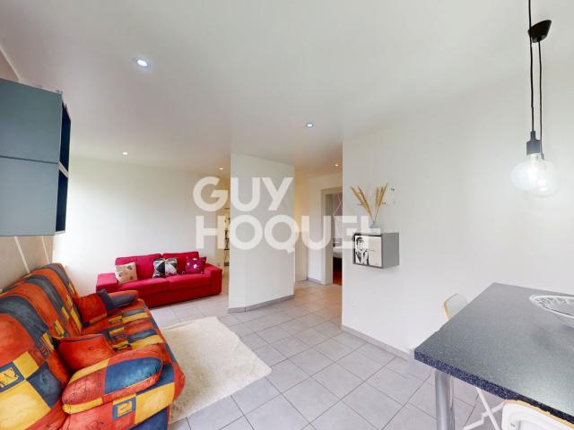 Appartement F3 meublé de 66.7 m2 au RDC ? Vue Jardin