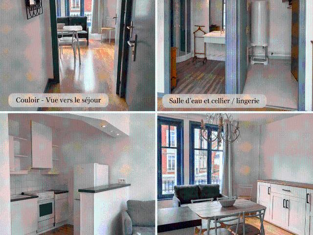 Appartement F2 centre ville Guise 02120