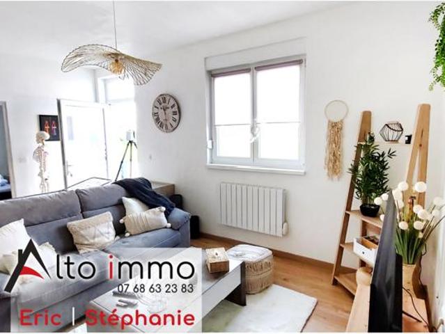 Appartement F2 en rez de chaussée de 35,99m2 hab. avec parki