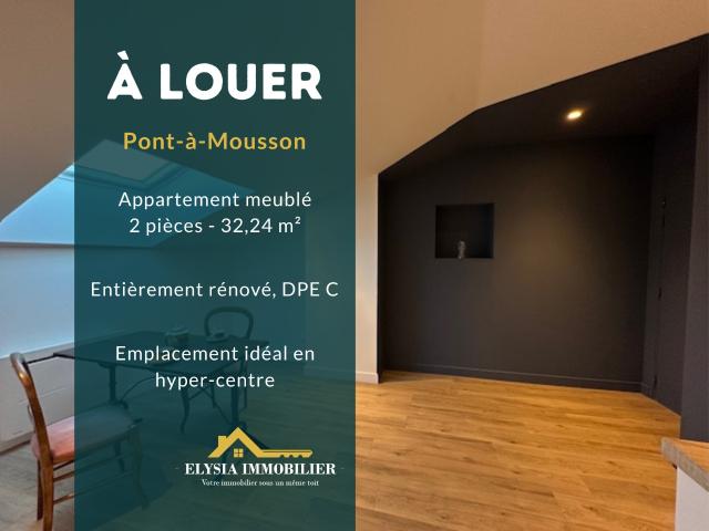 Appartement F2 meublé 32 m2 PONT A MOUSSON 54700