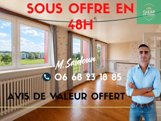Appartement F5 à rénover avec garage à Longuyon