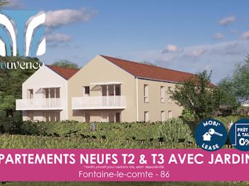 Appartement Fontaine le Comte 2 pièces JOUVENCE SNC Jouvence