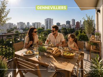 Appartement Gennevilliers 4 pièces RÉSIDENCE ROMY PROCHE ÉCOLE