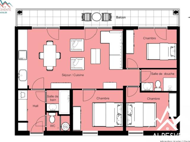 Appartement Grand Cerf 70