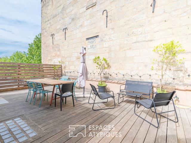 Appartement haussmannien avec terrasse aux Chartrons
