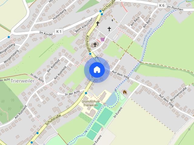Appartement in Trierweiler mit toller Terrasse zur Mitbenutzung Ideal für Luxemburg Pendler