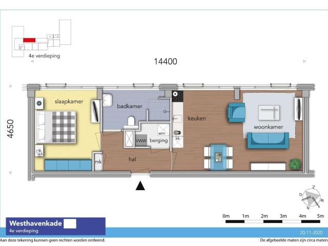 appartement in Vlaardingen, Westhavenkade