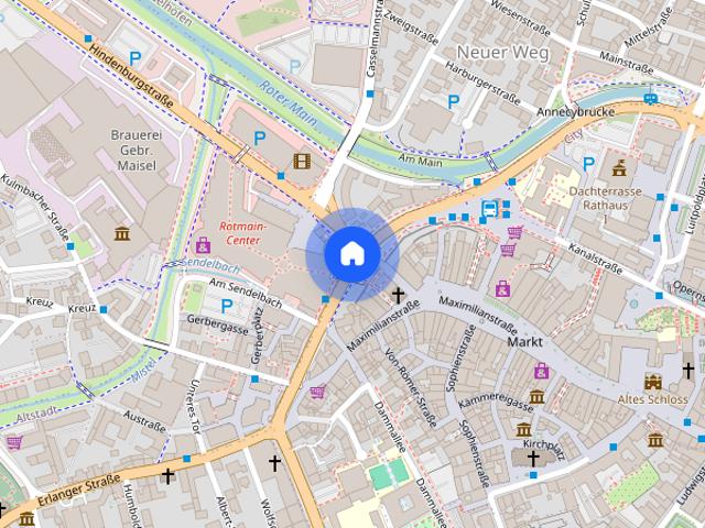Appartement in der Munckerstraße, Bayreuth frei ab sofort