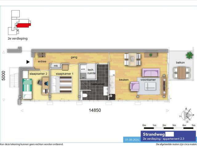 appartement in Hoek van Holland, Strandweg