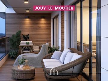 Appartement Jouy le Moutier 3 pièces COEUR DE VILLE PROX TRANSPORTS