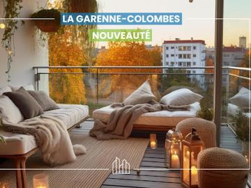 Appartement La Garenne Colombes 3 pièces RÉSIDENCE ALFRED PROCHE TRANSPORTS