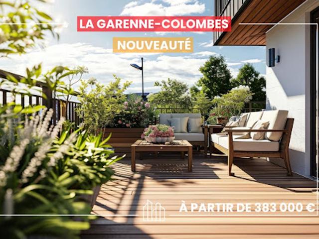 Appartement La Garenne Colombes 4 pièces RÉSIDENCE JEAN PROCHE COMMERCES