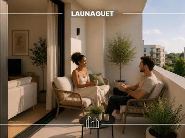 Appartement Launaguet 2 pièces JARDINS SOLEIL ? PROCHE DU VILLAGE
