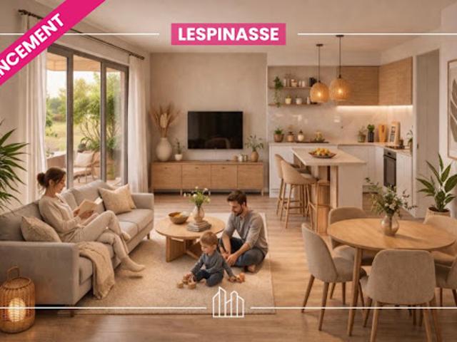 Appartement Lespinasse 2 pièces LE CLOS JOY PROX ÉCOLES