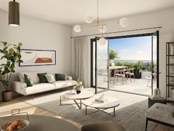 Appartement L'hay les roses 3 pièces Millerose 2