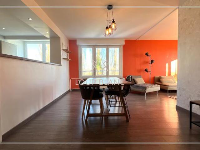 Appartement lumineux 2 chambres avec balcon, garage et trava
