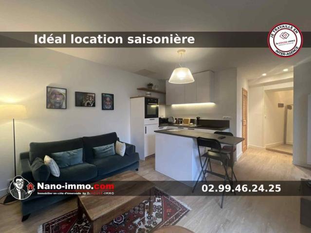 Appartement lumineux 2 pièces avec balcon à Saint Malo