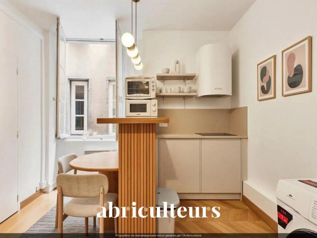 Appartement lumineux de 27 m² à rénover, emplacement d’exception entre Terreaux et Saint Nizier – Investissement idéal