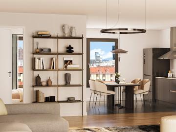 Appartement Lyon 7ème 5 pièces Lyon 07 à 10 min à pied du métro B et de la gare Jean Macé